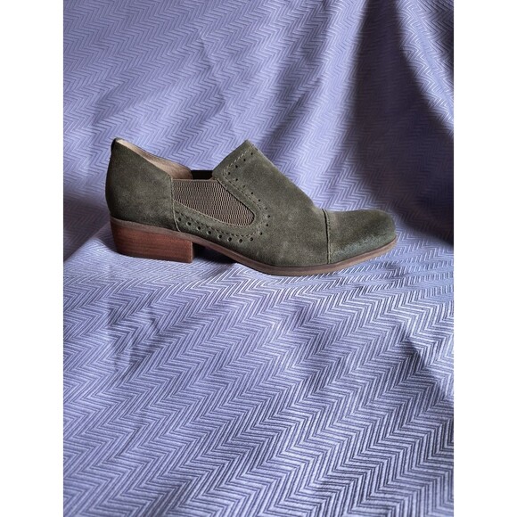 Korks by Kork Gertrude Green Suede Slip-On Shoes - Women’s Size 10M - Picture 3 of 10